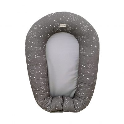 Érase una vez-nido bebé babynest gris cosmos