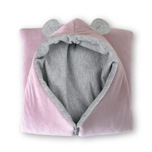 Érase una vez-saco capazo bebé de invierno algodón terciopelo rosa